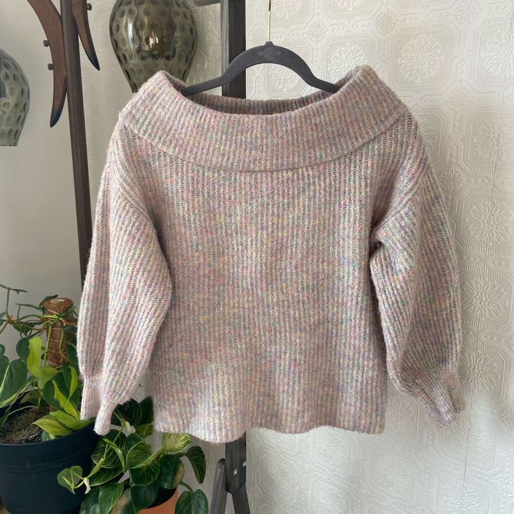 Design lab pastel knit sweater
